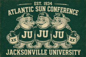 Jacksonville University Dolphins Atlantic Sun Conference Wall Art