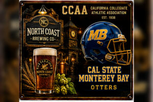 CLAA Cal State Monterey Bay Otters Brewery-Style Metal Sign