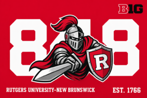 Rutgers Scarlet Knight 88 Red Graphic Wall Art