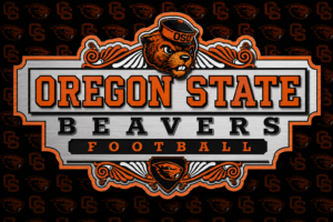 Oregon State Beavers Football Orange and Black Wall Art