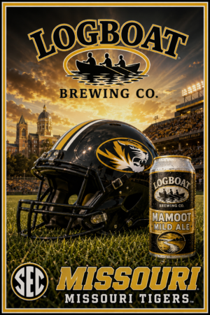 Missouri Tigers Football and Logboat Brewing Co. Wall Art