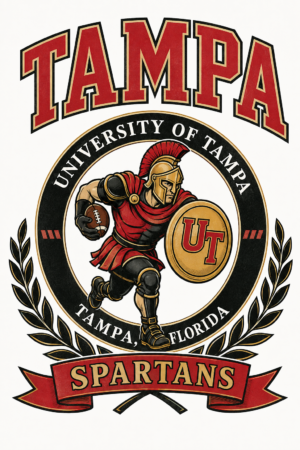 Tampa Spartans Roman Warrior Football Wall Art
