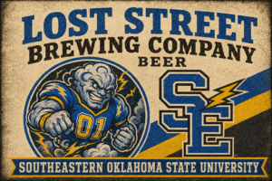 Southeastern Oklahoma State Savage Storm Vintage-Style Wall Art