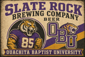 Slate Rock Brewing Company OBU Tiger 85 Wall Art