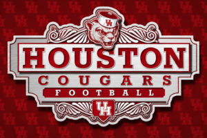 Houston Cougars Football Decorative Sign Design