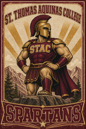 St. Thomas Aquinas College Spartans Vintage-Style Wall Art