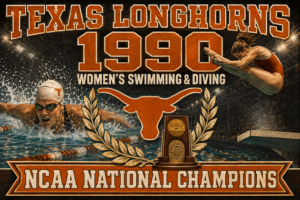 Texas Longhorns 1990 Women's Swimming & Diving Wall Art