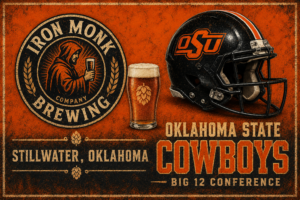 Oklahoma State Cowboys Brewery-Themed Vintage Wall Art