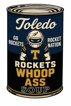 Toledo Rockets Whoop Ass Soup Can Graphic Wall Art
