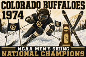 Colorado Buffaloes 1974 NCAA Skiing Champions Wall Art
