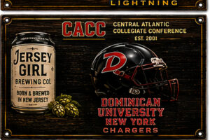Dominican University Chargers Vintage-Style Wall Sign