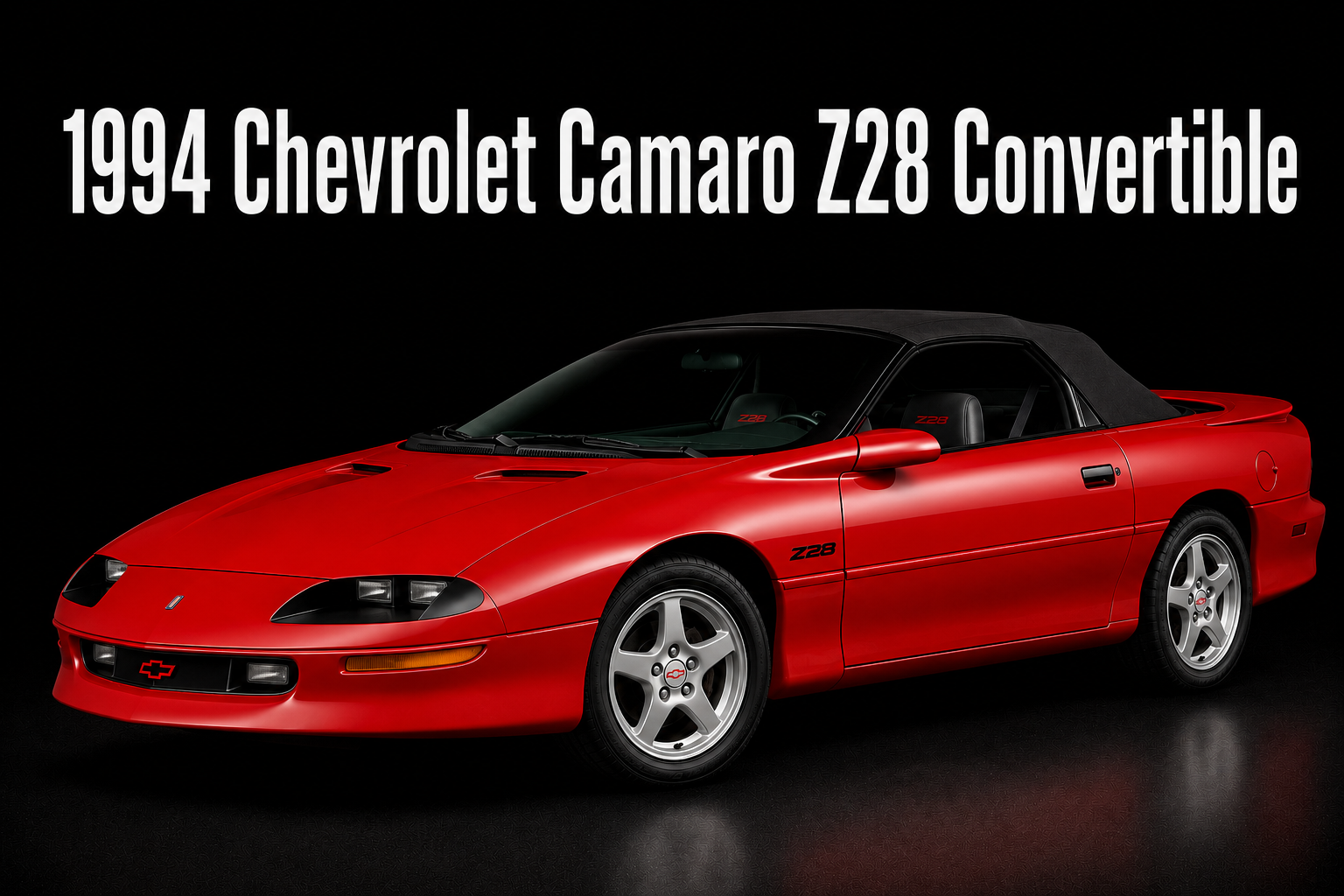 1994 Chevrolet Camaro Z28 Convertible Automotive Wall Art