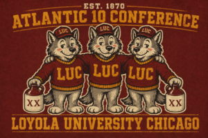 Loyola University Chicago Wolf Pack Graphic Print