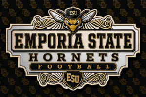 Emporia State Hornets Football Hornet Wall Sign Design