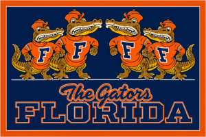Florida Gators Cartoon Alligators Printed Wall Art
