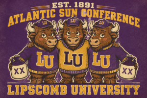 Lipscomb University Bisons Atlantic Sun Graphic Print