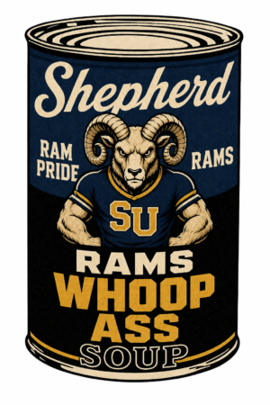 Shepherd Rams Whoop Ass Soup Can-Style Wall Art