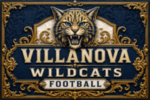Villanova Wildcats Football Tiger Wall Art