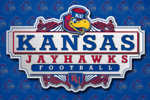 Kansas Jayhawks Football Decorative Sign