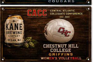 CACC Chestnut Hill Griffins Women’s Volleyball Wall Sign