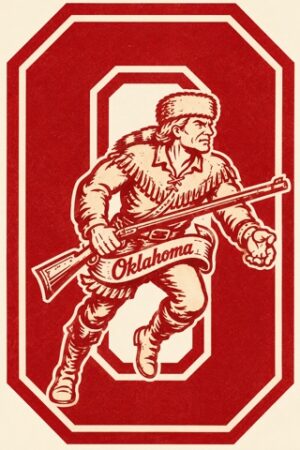 Oklahoma Vintage Western Rifleman O Wall Art