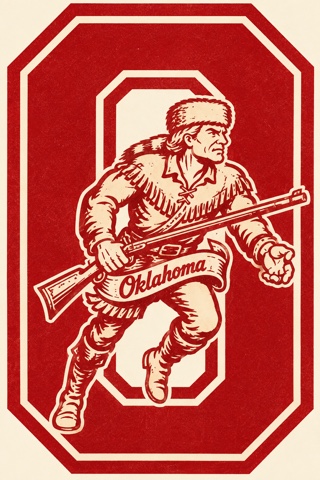 Oklahoma Vintage Western Rifleman O Wall Art