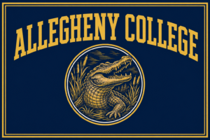 Allegheny College Alligator Graphic Wall Art