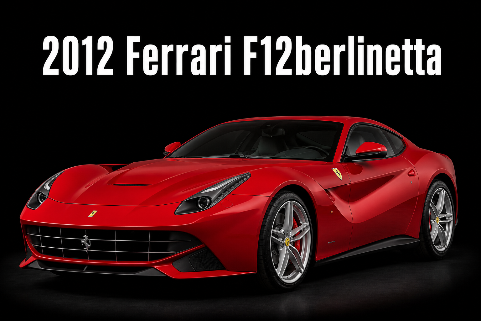 2012 Ferrari F12berlinetta Red Sports Car Wall Art