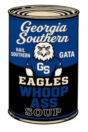 Georgia Southern Eagles Can-Style Wall Sign Design
