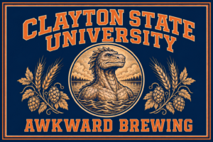 Clayton State University Awkward Brewing Dragon Wall Art