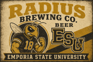 Emporia State University Brewing Co. Vintage-Style Wall Art