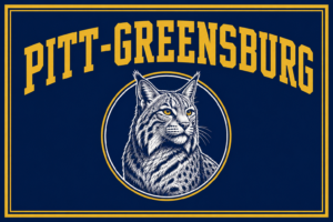 Pitt-Greensburg Bobcat Navy and Gold Wall Art