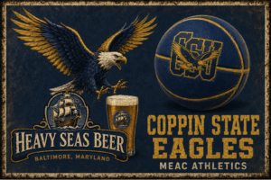 Coppin State Eagles Heavy Seas Beer Vintage-Style Wall Art
