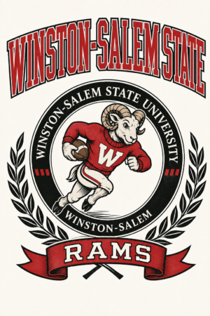Winston-Salem Rams Ram Mascot Graphic Wall Art