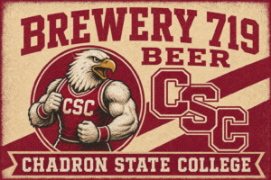 Brewery 76 Chadron State College Eagle Beer Wall Art