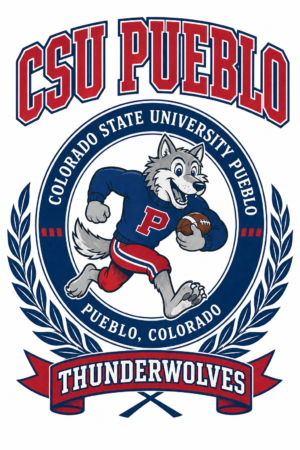 Colorado State University Pueblo Thunderwolves Graphic