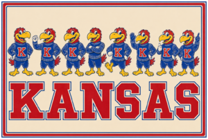Kentucky Cartoon Bird Mascot KENTUCKY Wall Art