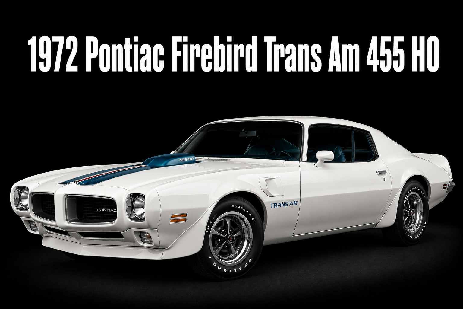 1972 Pontiac Firebird Trans Am 455 HO Car Wall Art
