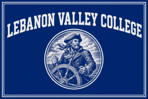 Lebanon Valley College Pirate Captain Navy Wall Art