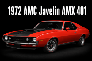 1972 AMC Javelin AMX 401 Car Poster