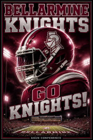 Bellarmine Knights Football Go Knights Stadium Wall Art