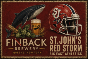 Finback Brewery St. John's Red Storm Vintage-Style Wall Art