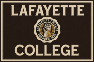 Lafayette College Vintage-Style Emblem Wall Art