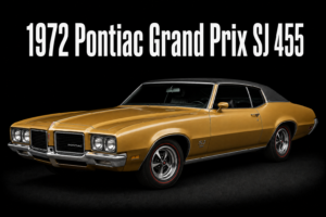 1972 Pontiac Grand Prix SJ 455 Gold Car Wall Art