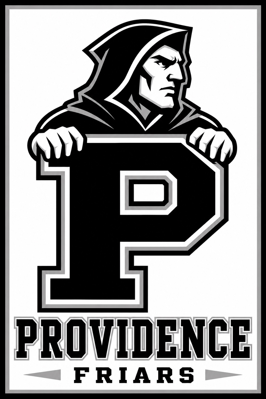 Providence Friars Hooded Figure P Wall Art