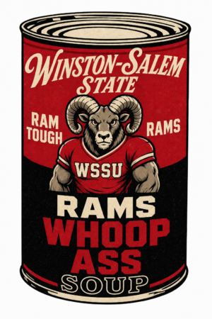 Winston-Salem State Rams Whoop Ass Soup Vintage-Style Sign