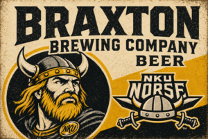 Braxton Brewing Company Beer Viking Wall Art Design