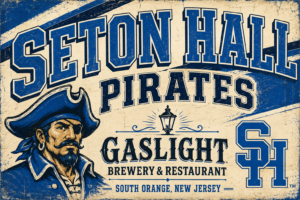 Seton Hall Pirates Gaslight Brewery & Restaurant Wall Art