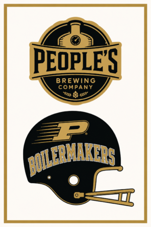 People’s Brewing Company and Purdue Boilermakers Wall Art