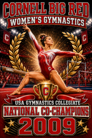 Cornell Big Red Women's Gymnastics 2009 Poster